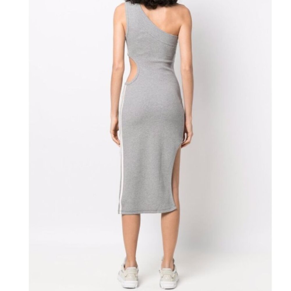 Adidas BLUE VERSION ONE SHOULDER CUT-OUT BODYCON DRESS - Picture 13 of 16